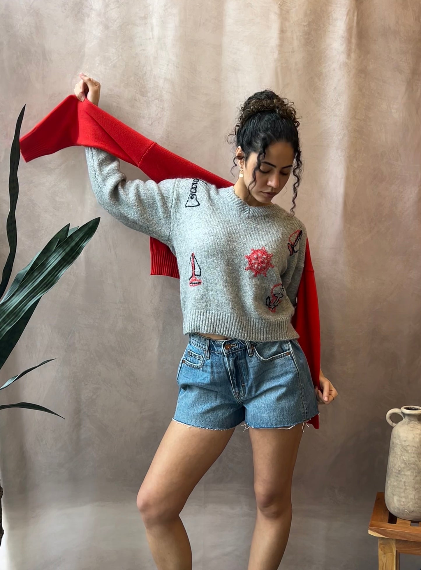 Nautical Doodle Sweater