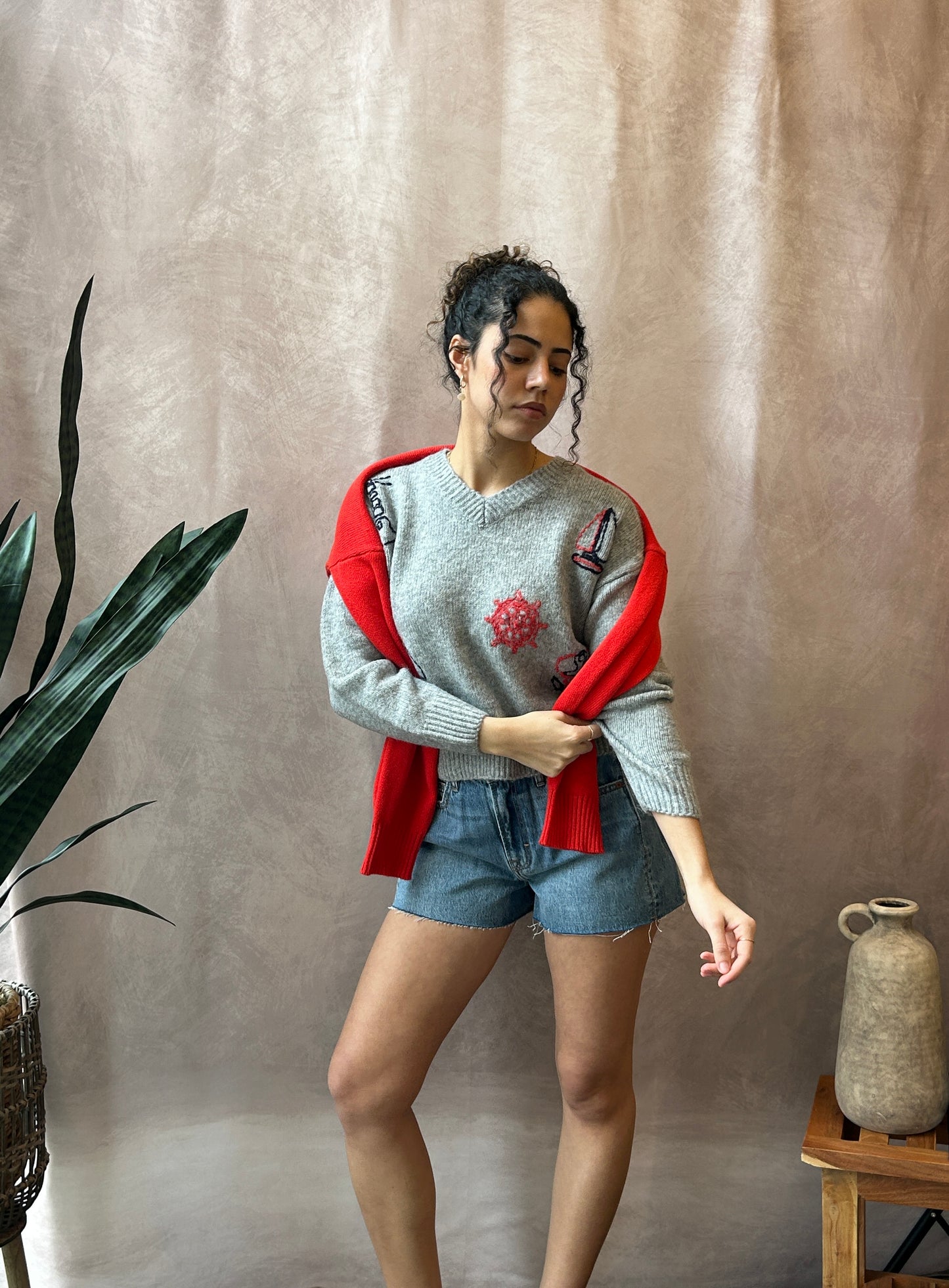 Nautical Doodle Sweater