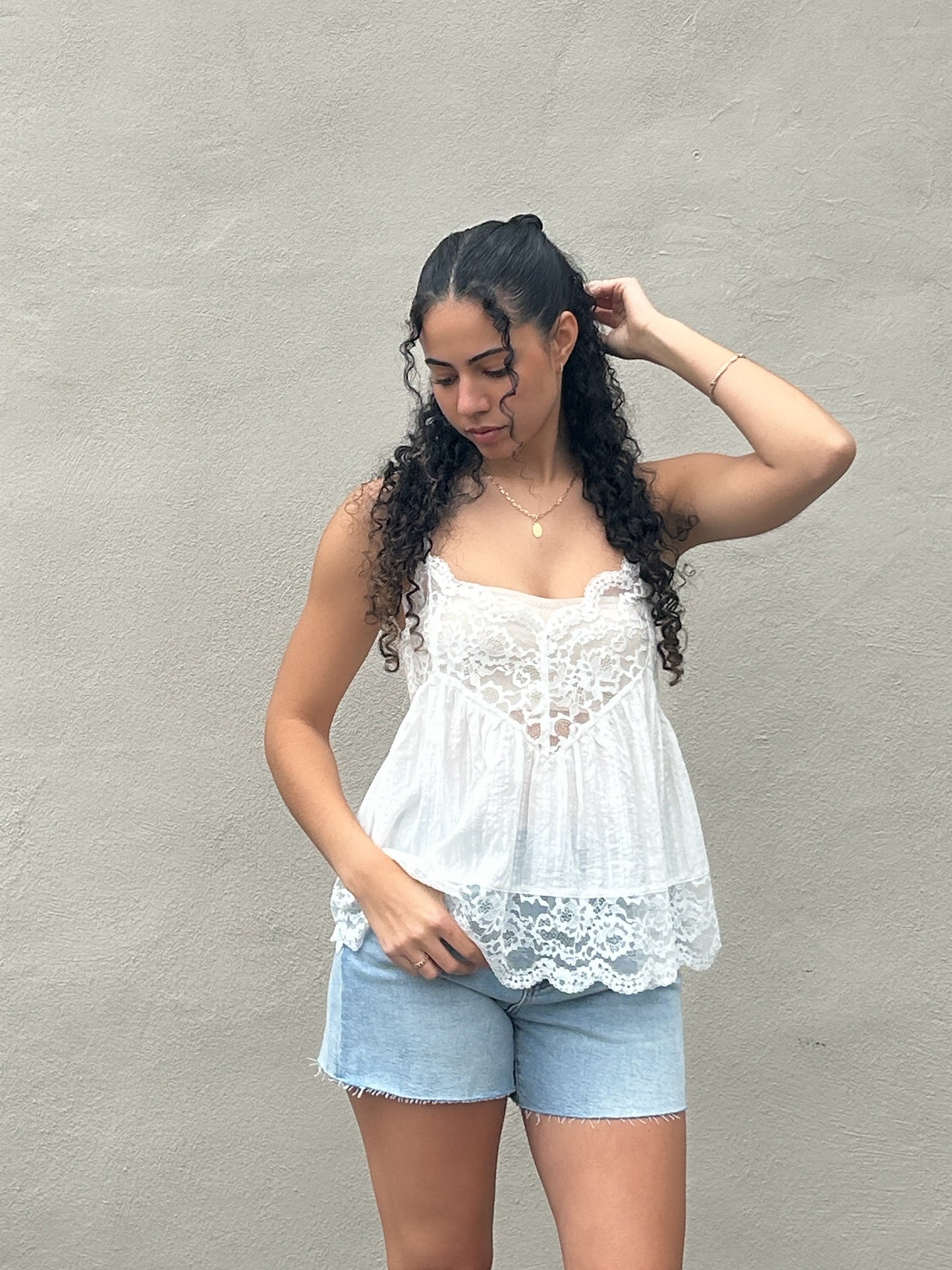 Lace & Light Top