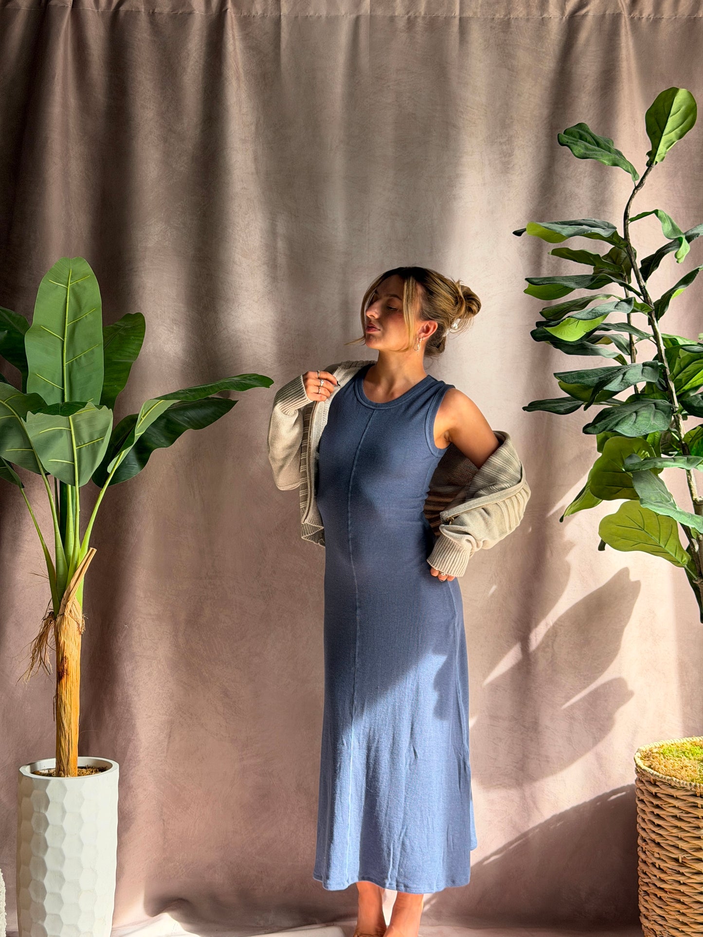 ZSUPPLY Linden Rib Maxi Dress