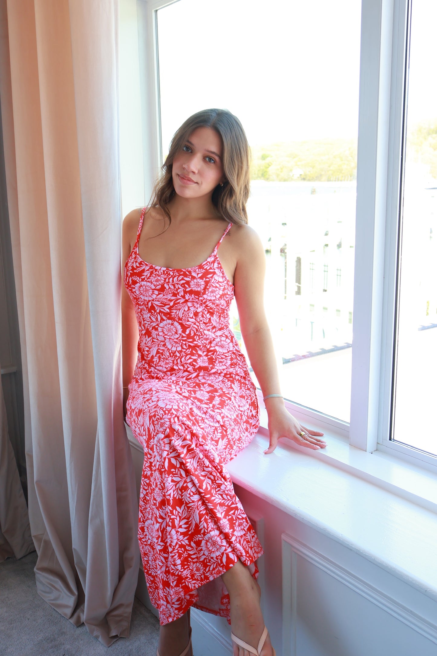 ZSUPPLY Charisma Ona Floral Midi Dress