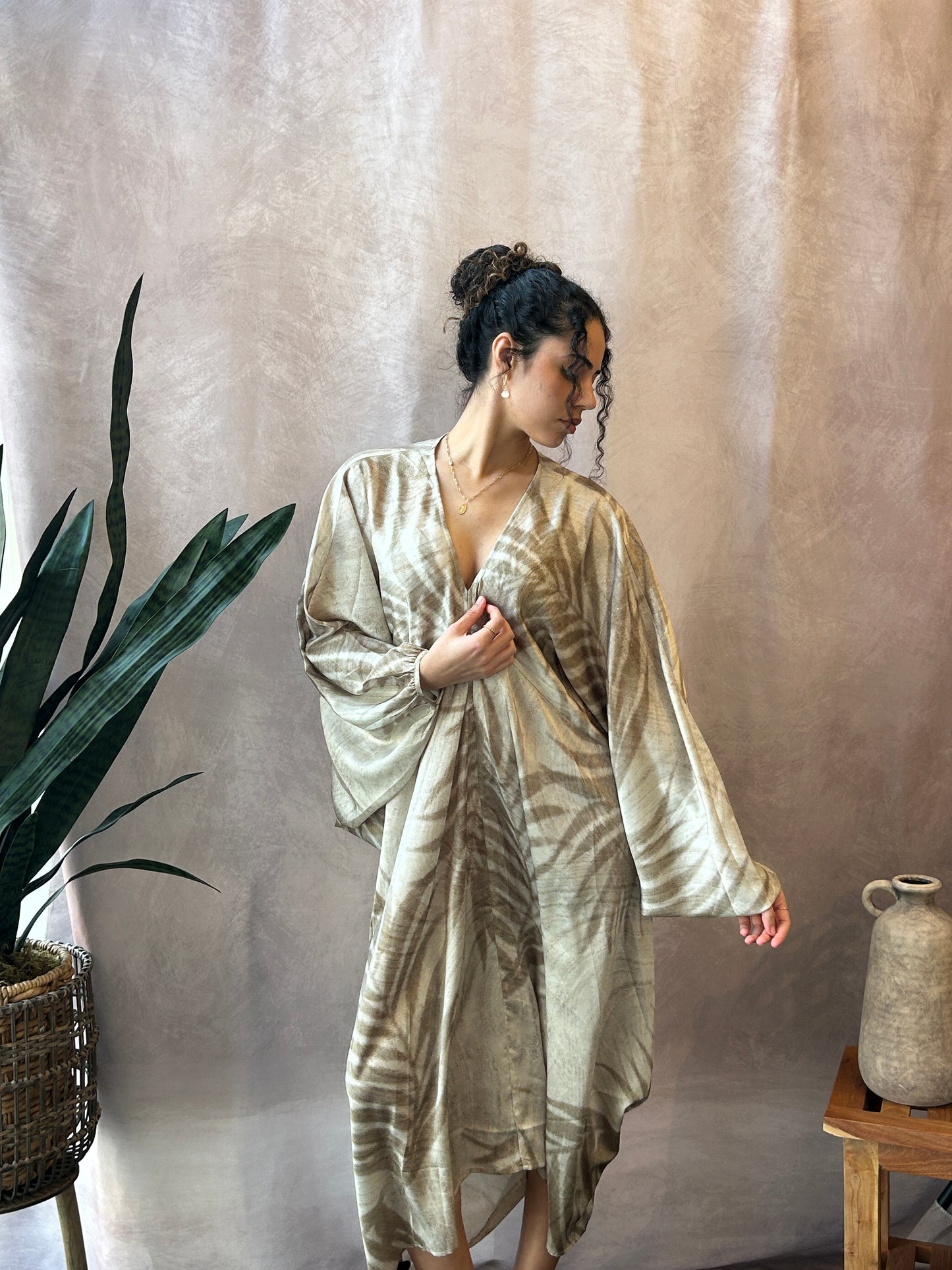 Palm Soleil Kaftan Dress