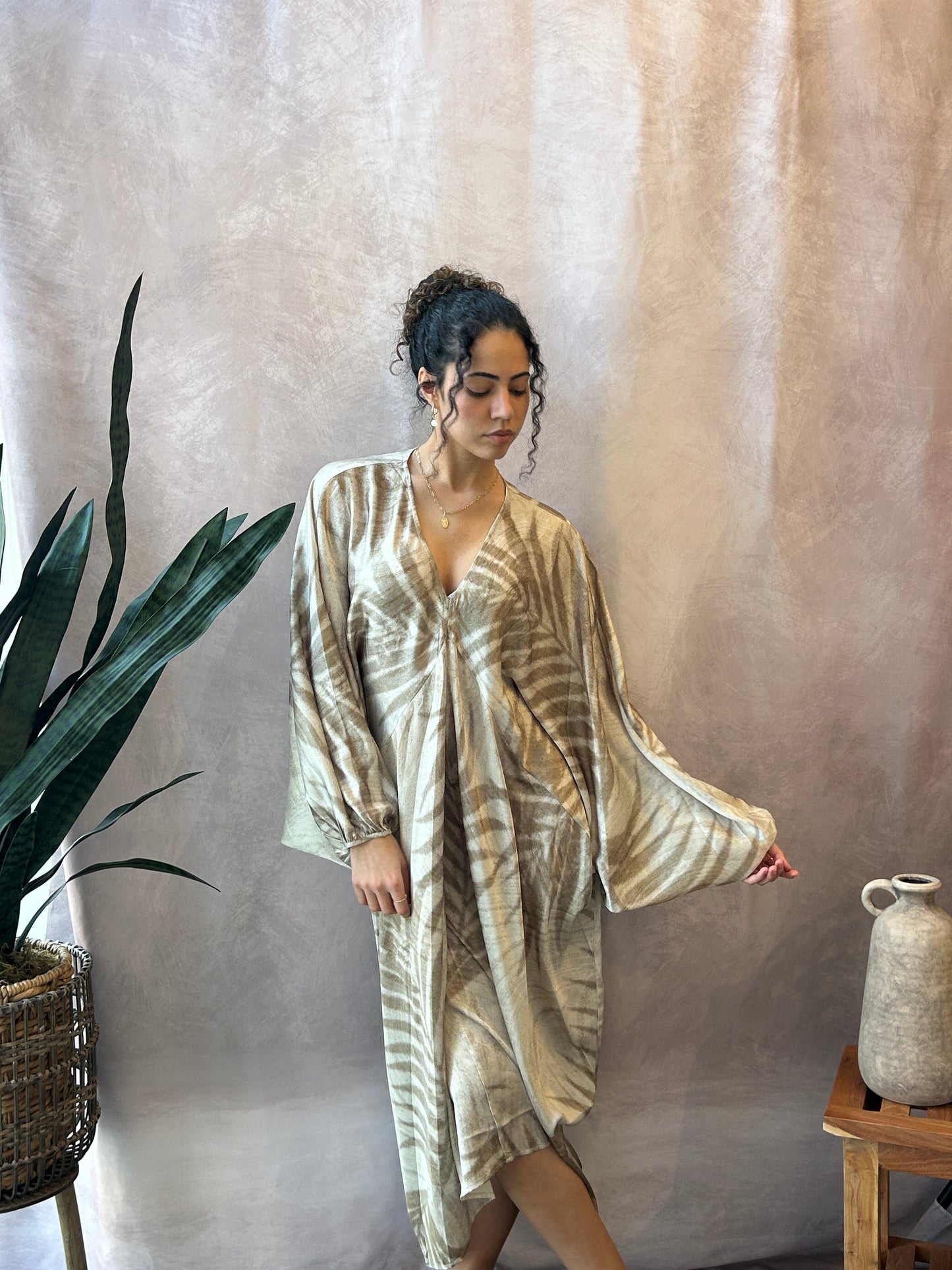 Palm Soleil Kaftan Dress