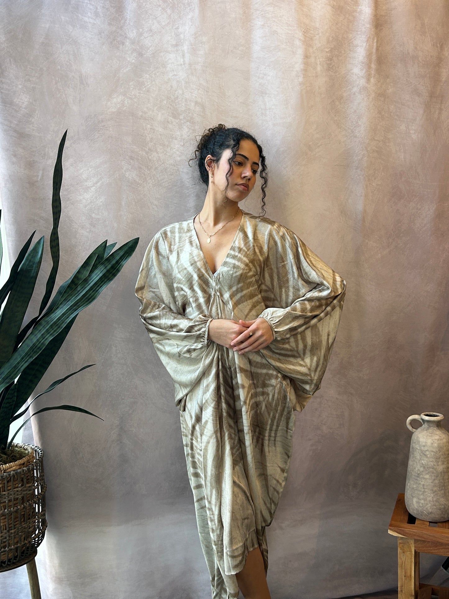 Palm Soleil Kaftan Dress