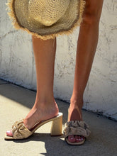 Load image into Gallery viewer, KAI Natural Raffia Heel
