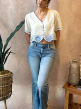 Load image into Gallery viewer, HIDDEN Happi Mid Rise Flare Jean
