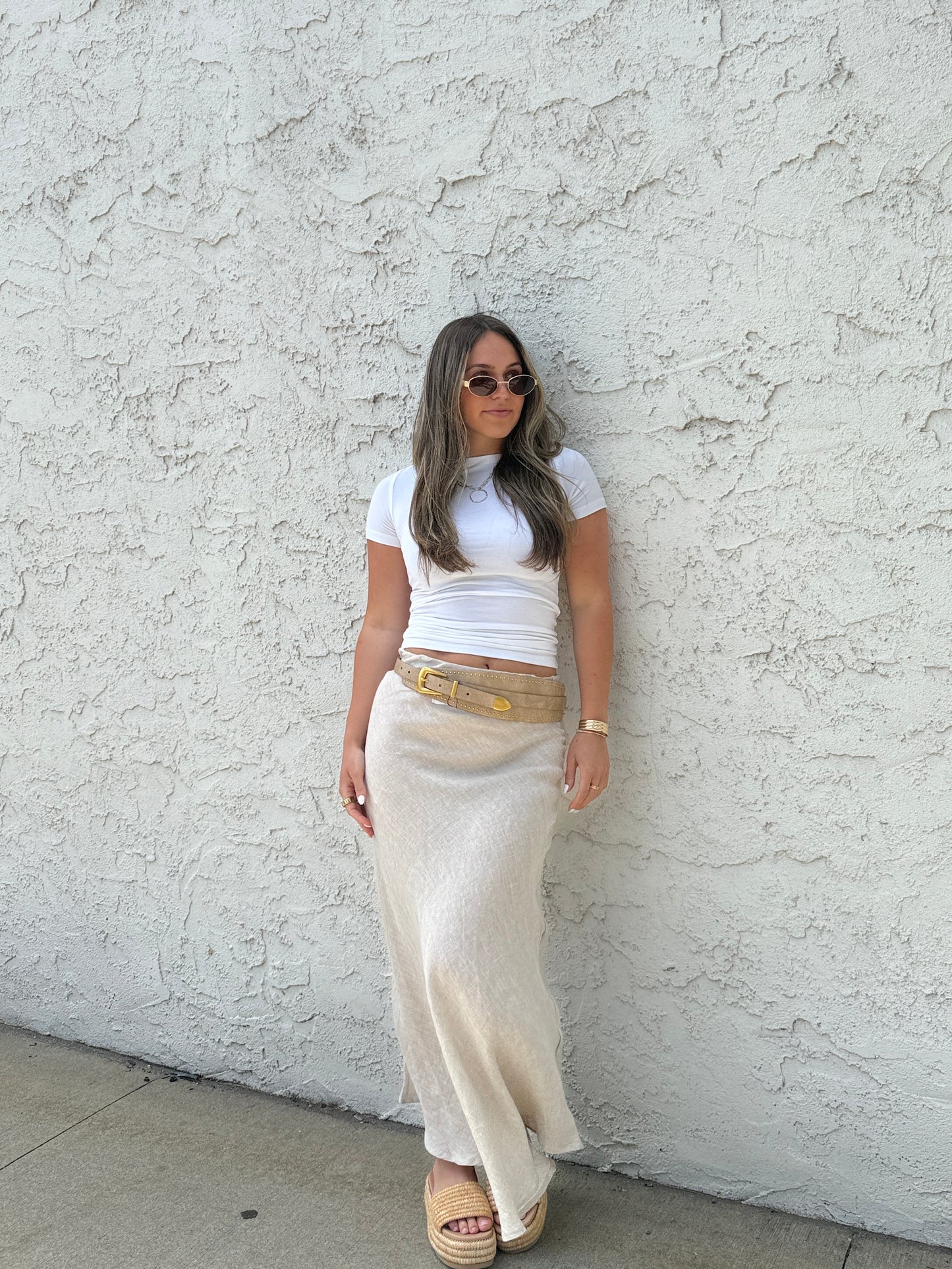 Easy Living Linen Skirt