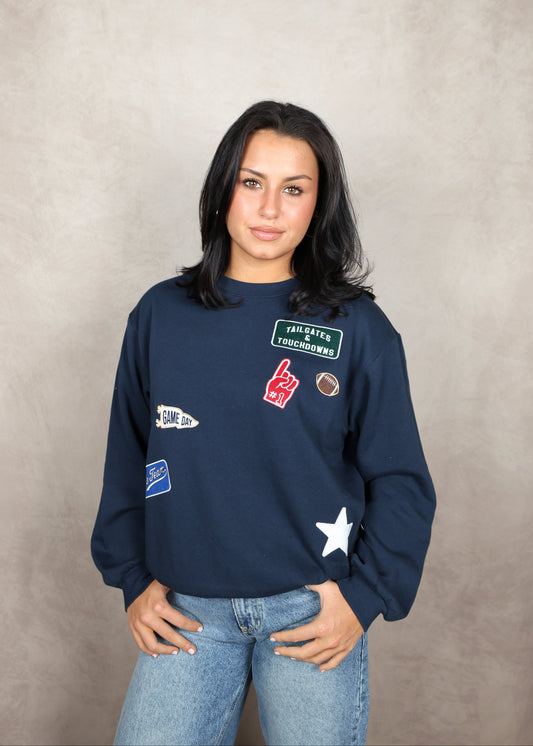 ZSUPPLY Boyfriend Patch Sweatshirt