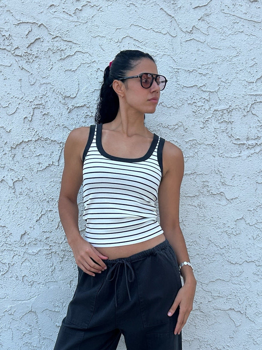 ZSupply Rowe Striped Scoop Tank