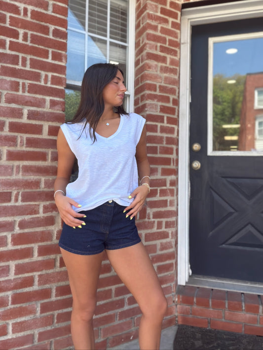 Double Take Denim Short