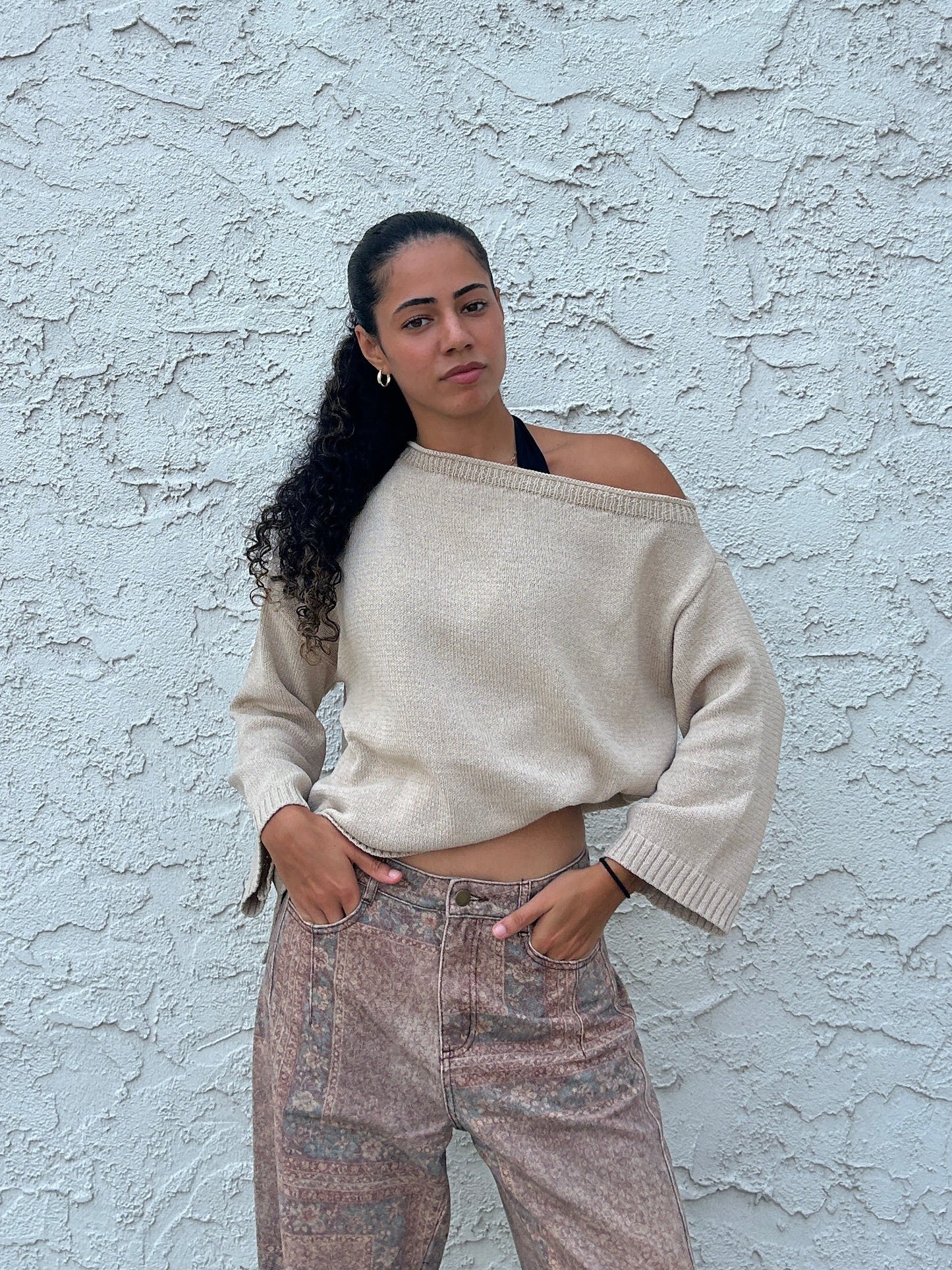 Stay Awhile Knit Sweater