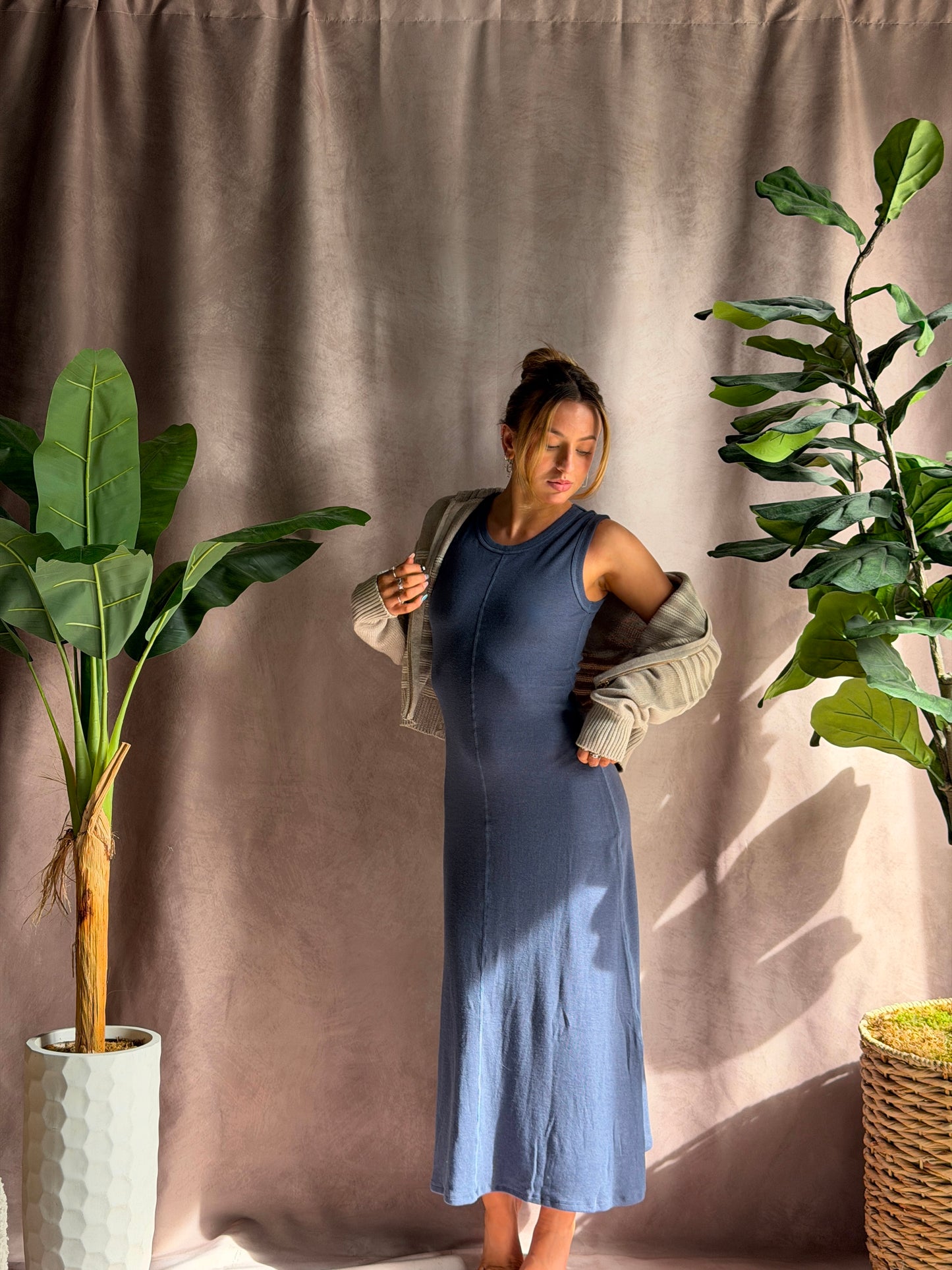 ZSUPPLY Linden Rib Maxi Dress