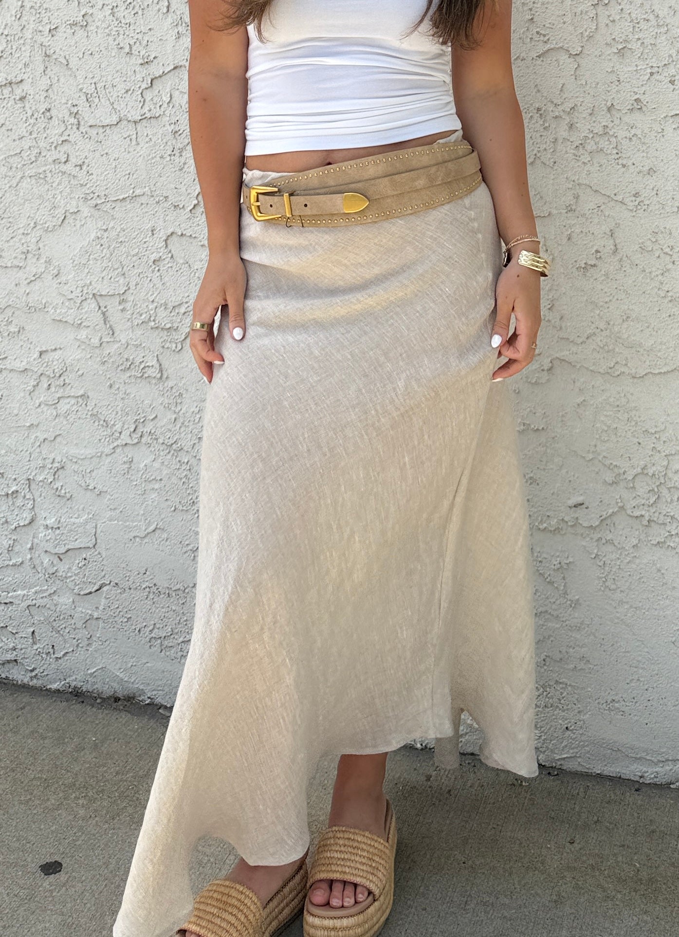 Easy Living Linen Skirt