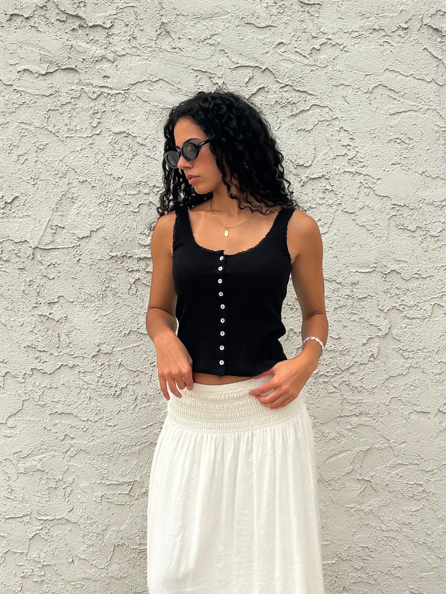 ZSUPPLY Lainey Pointelle Tank