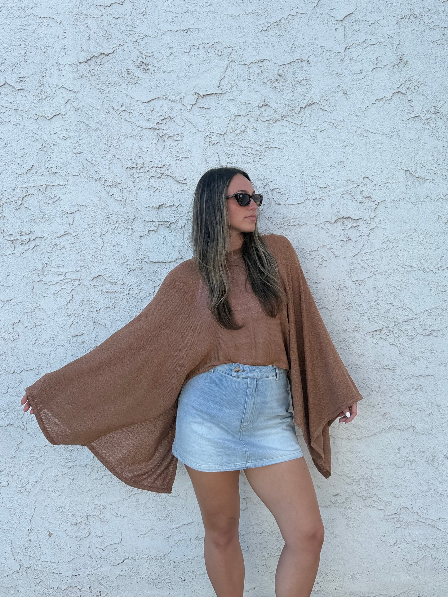 Canyon Breeze Poncho Top