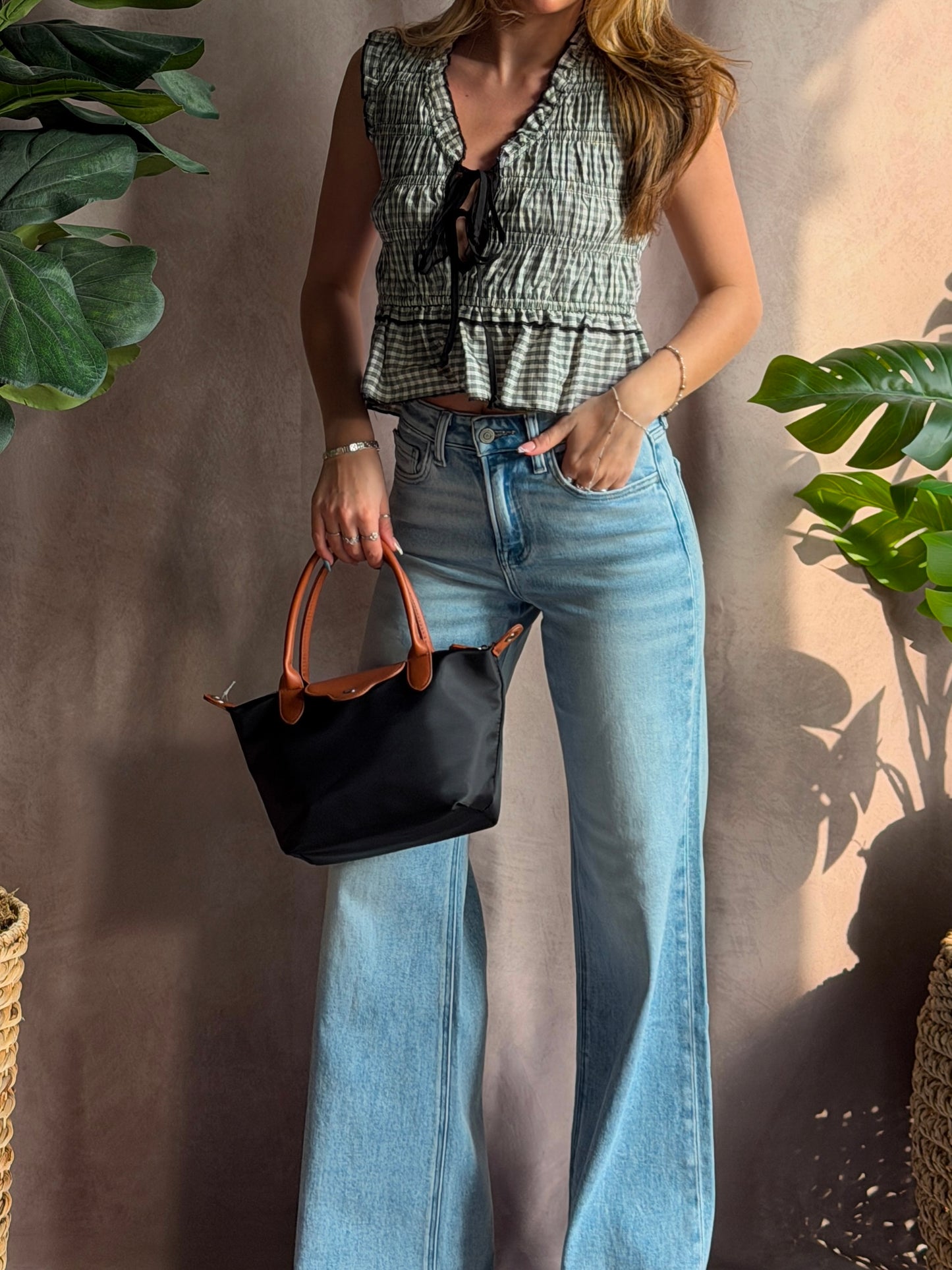 FLYING MONKEY High Rise Vintage Flare Jean