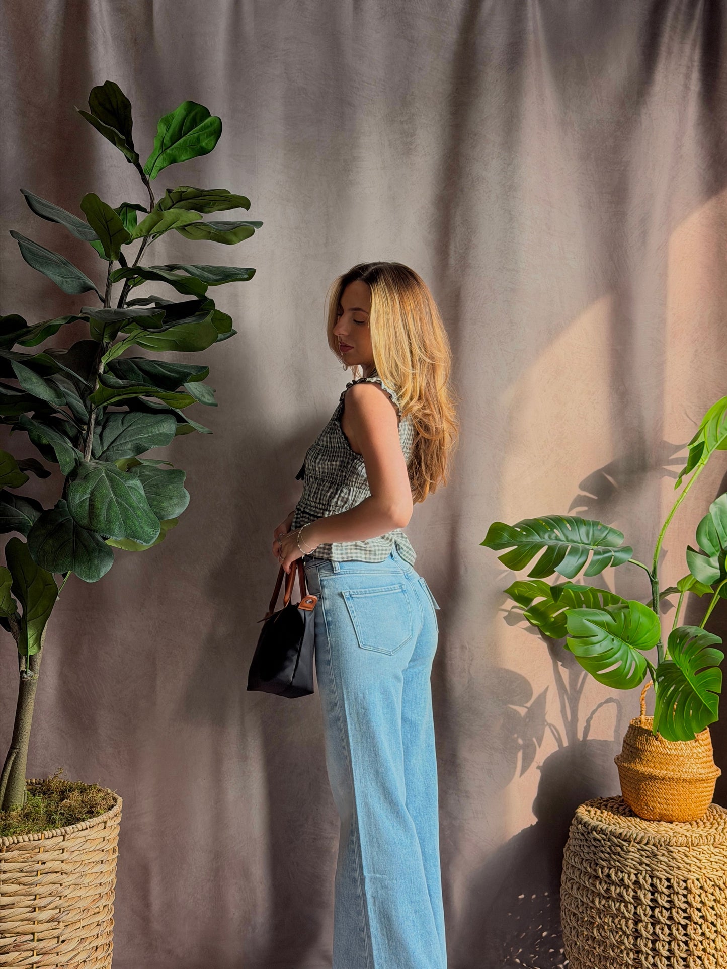 FLYING MONKEY High Rise Vintage Flare Jean