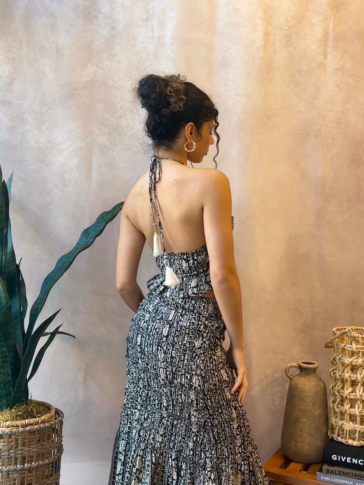 Ivory Ember Halter