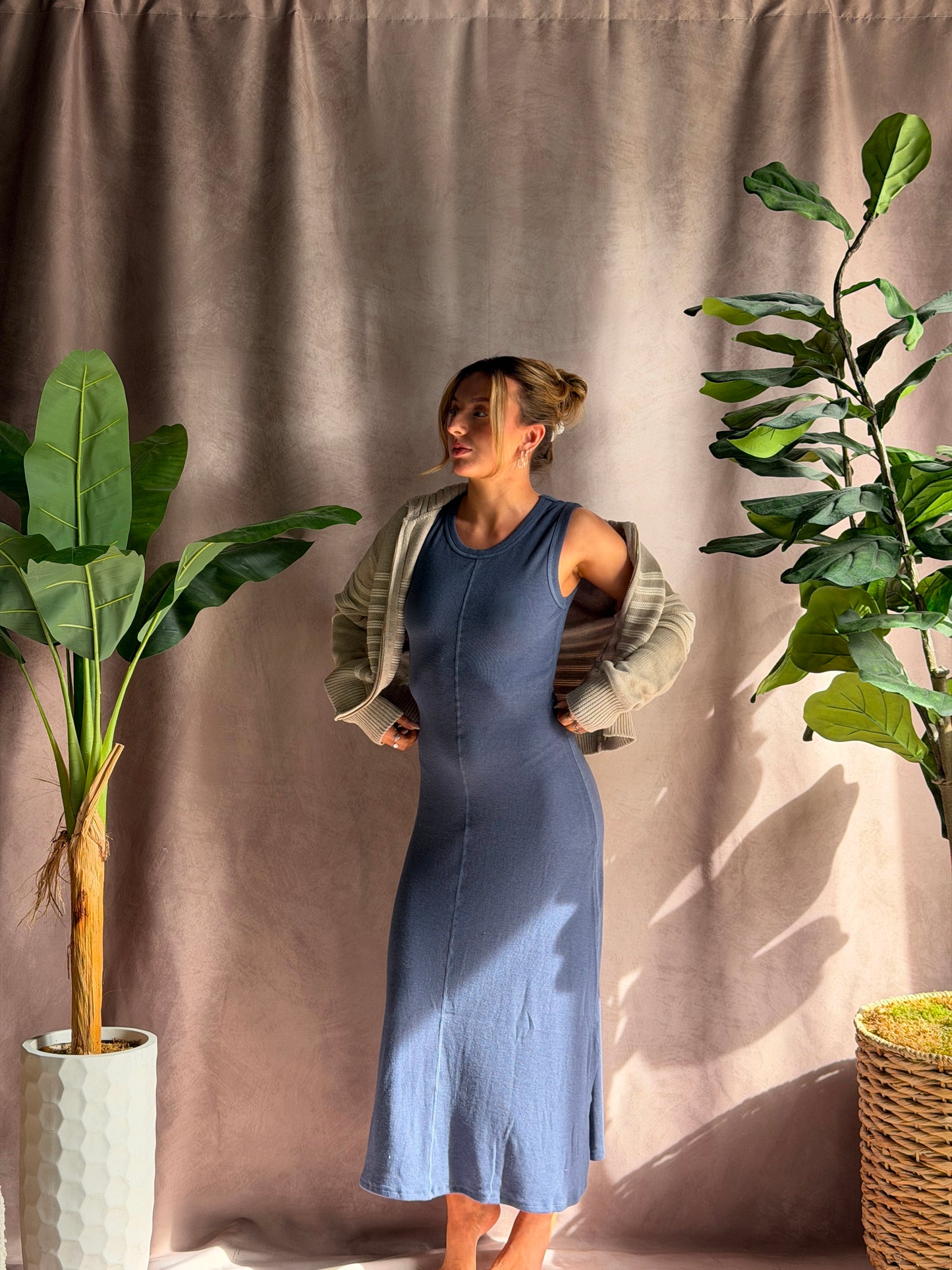 ZSUPPLY Linden Rib Maxi Dress