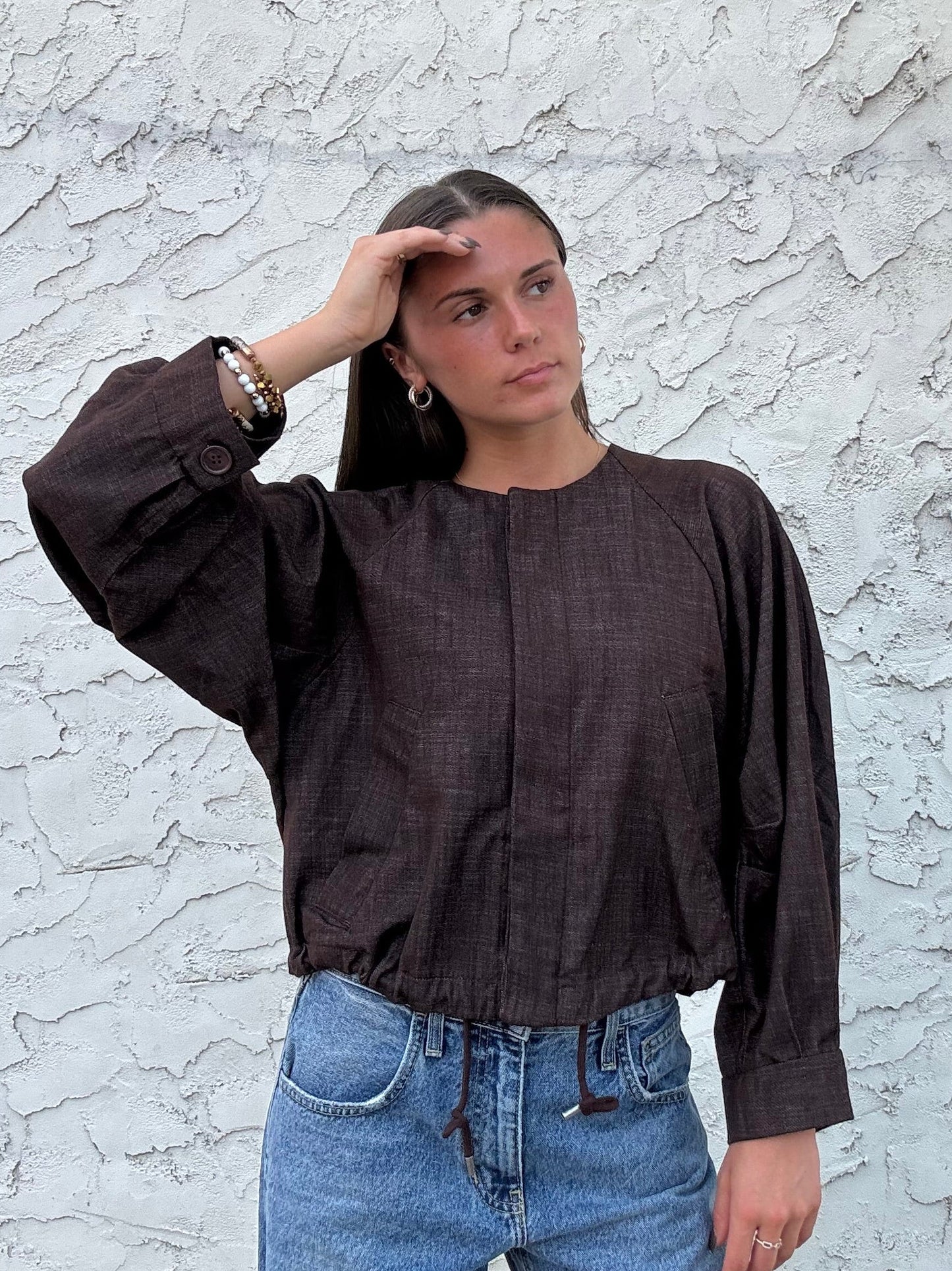 Brownstone Drawstring Jacket