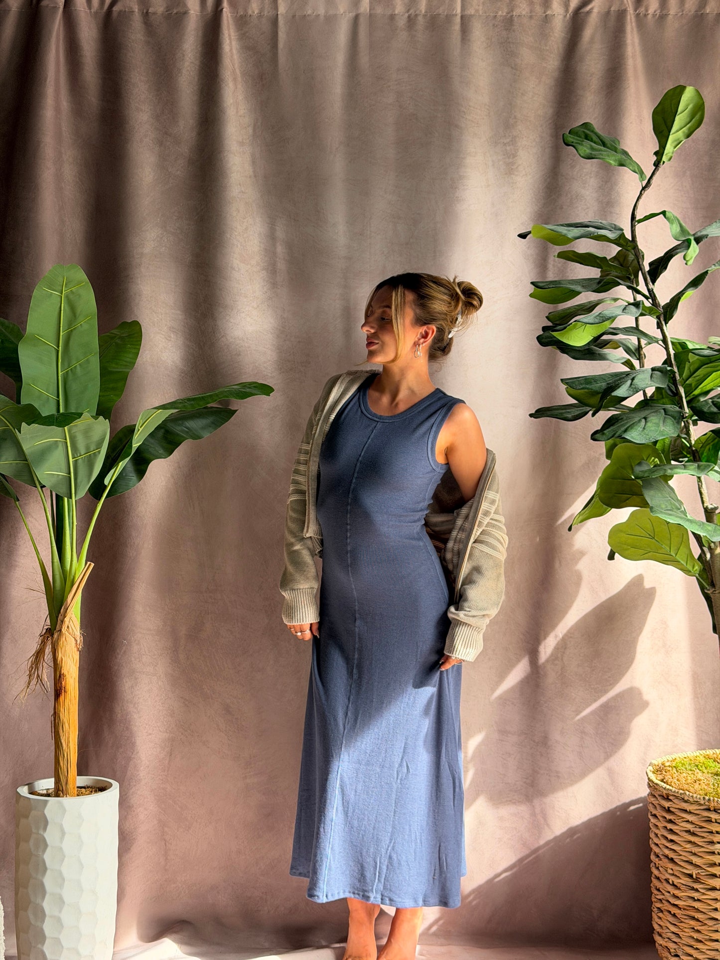 ZSUPPLY Linden Rib Maxi Dress