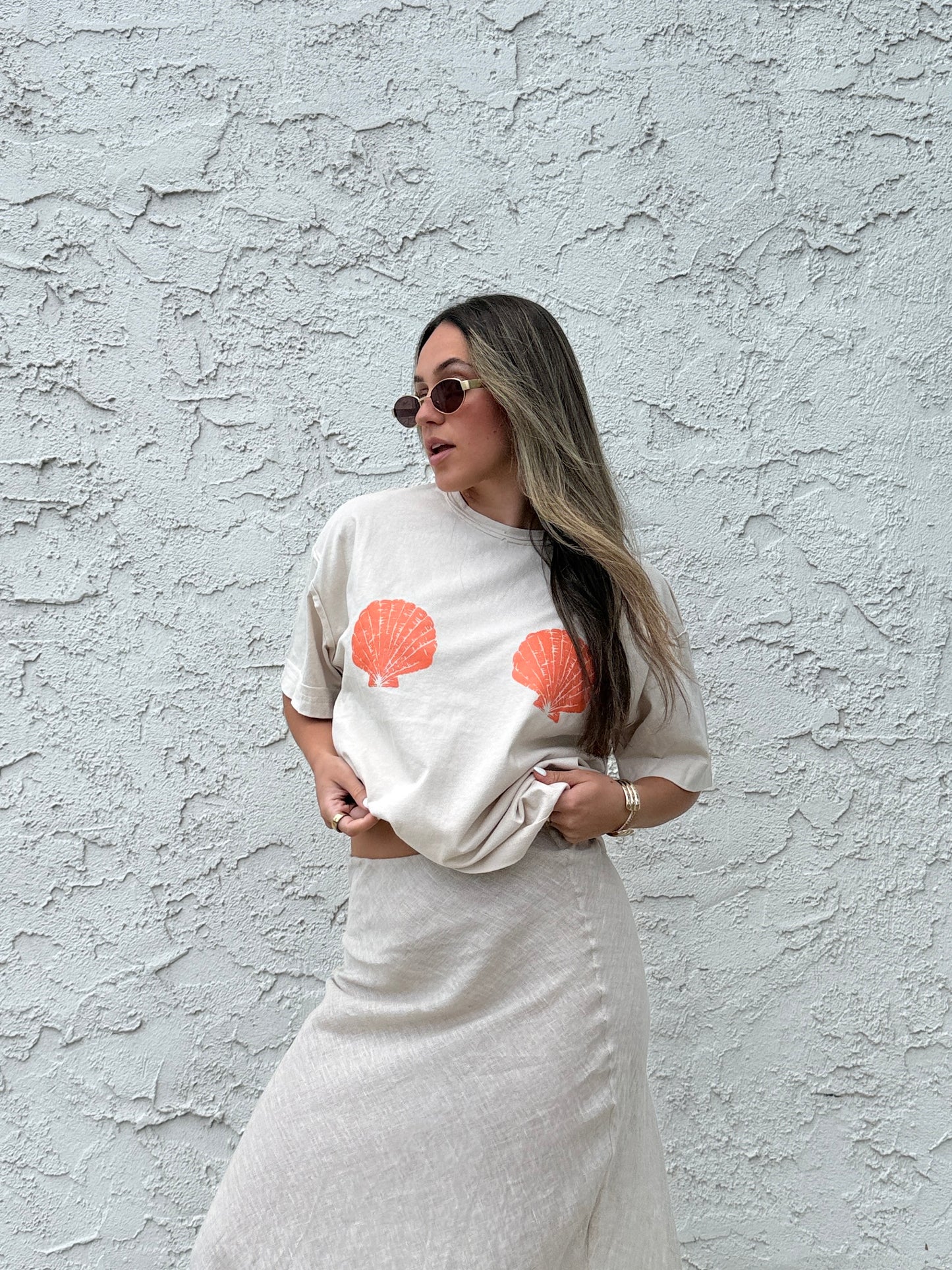 Shells & Tanlines Oversized Tee