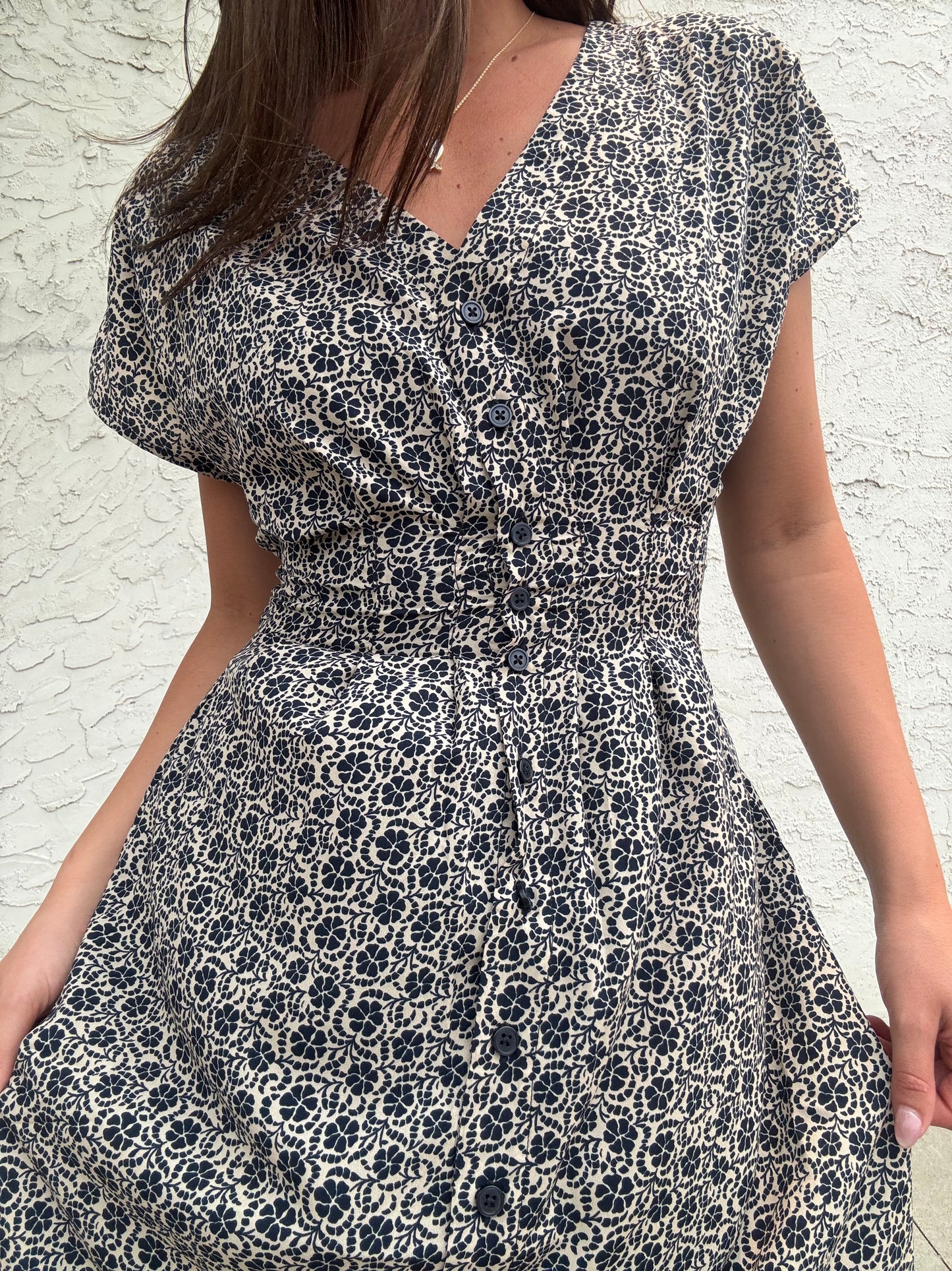 ZSUPPLY Sanna Iris Floral Midi Dress