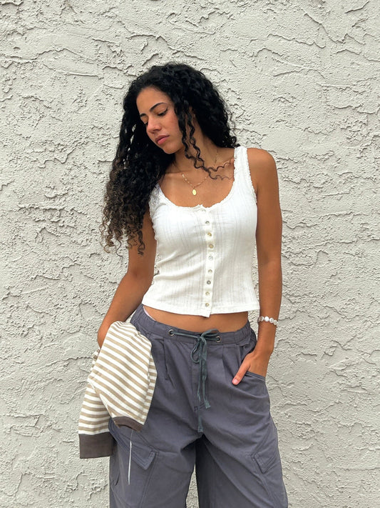 ZSUPPLY Lainey Pointelle Tank