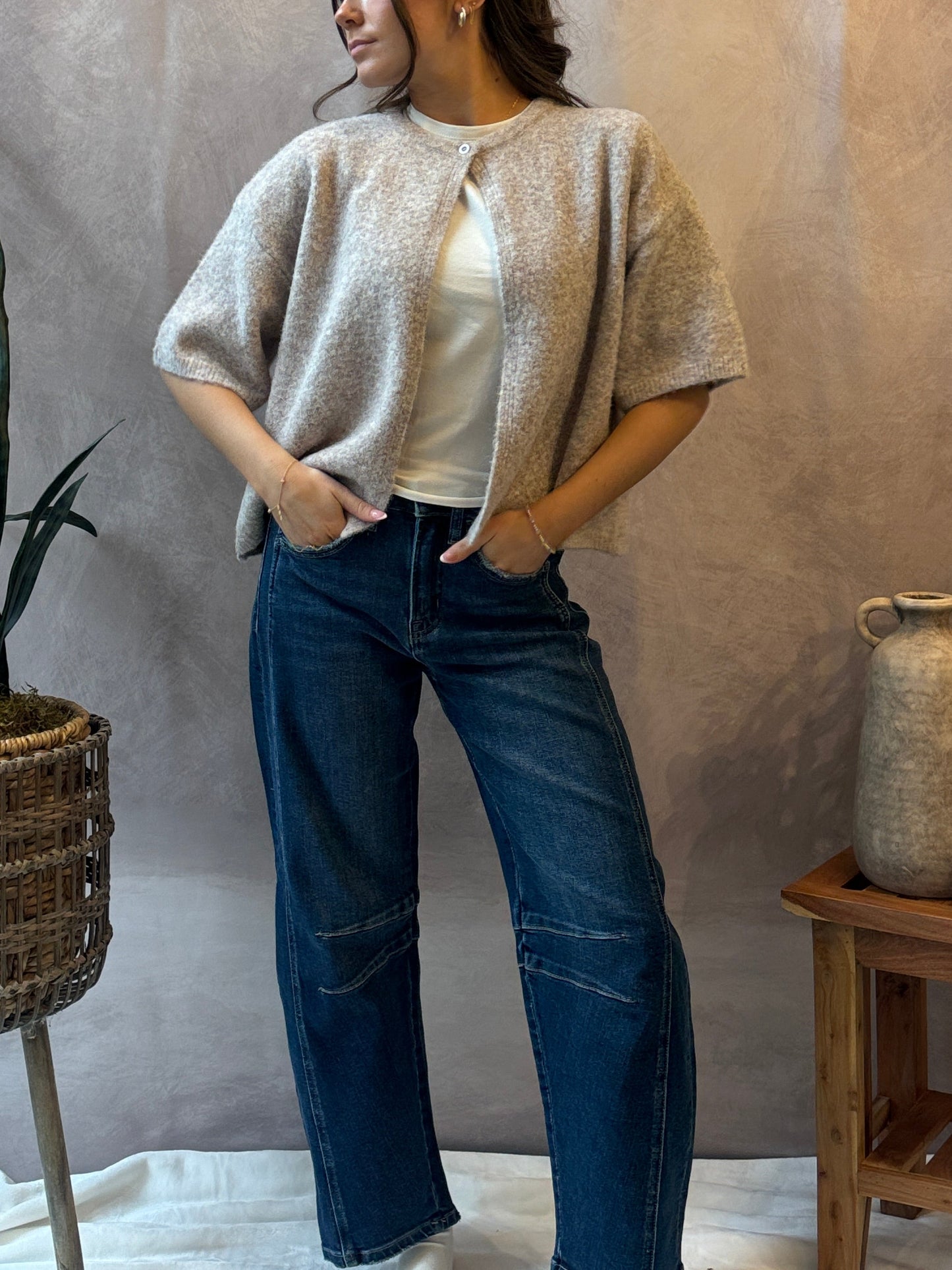 Flying Monkey High Rise Barrel Jean