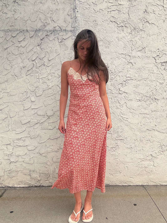 ZSupply Emela Iris Floral Midi Dress
