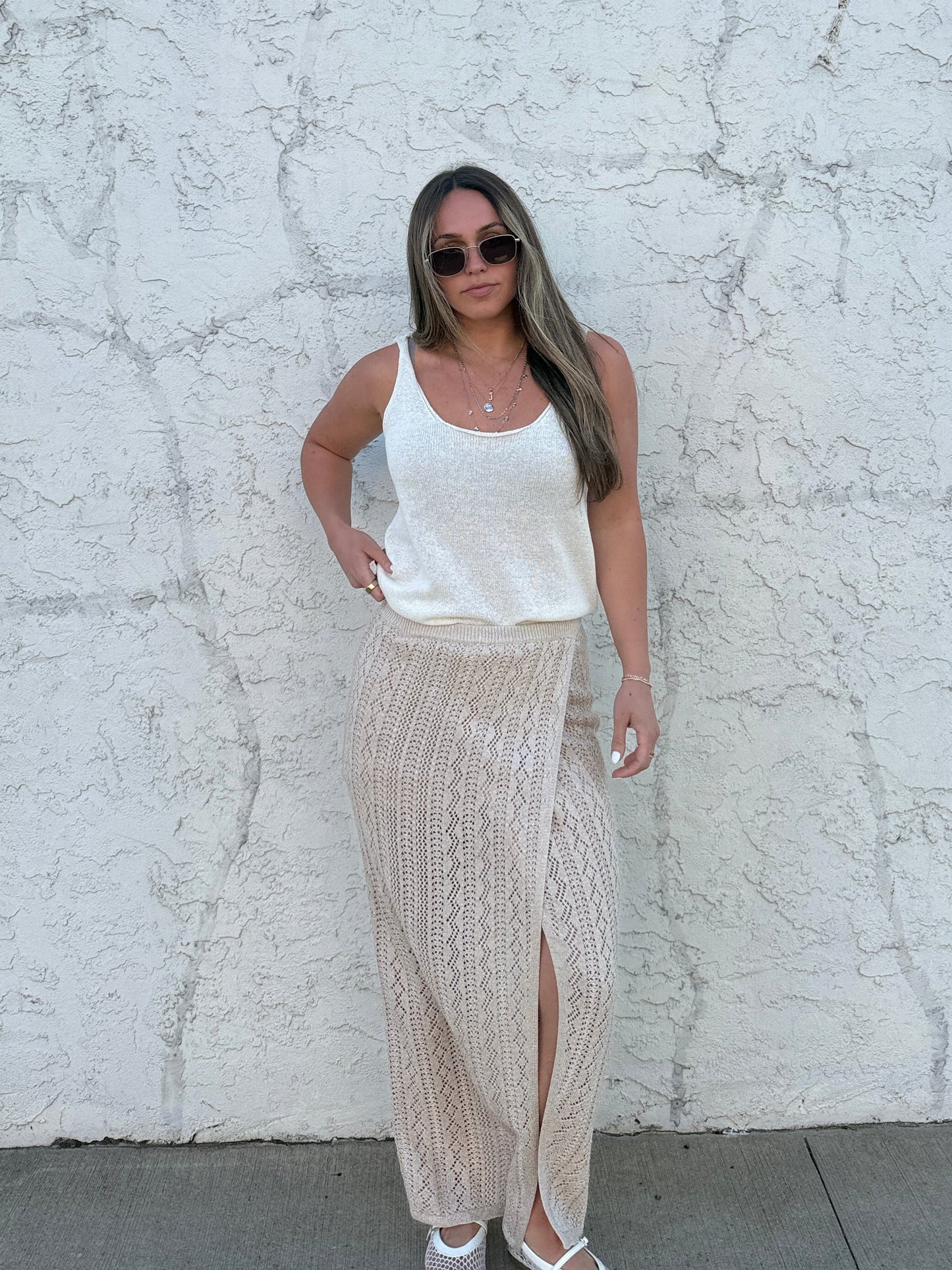 ZSUPPLY Glimmer Midi Skirt