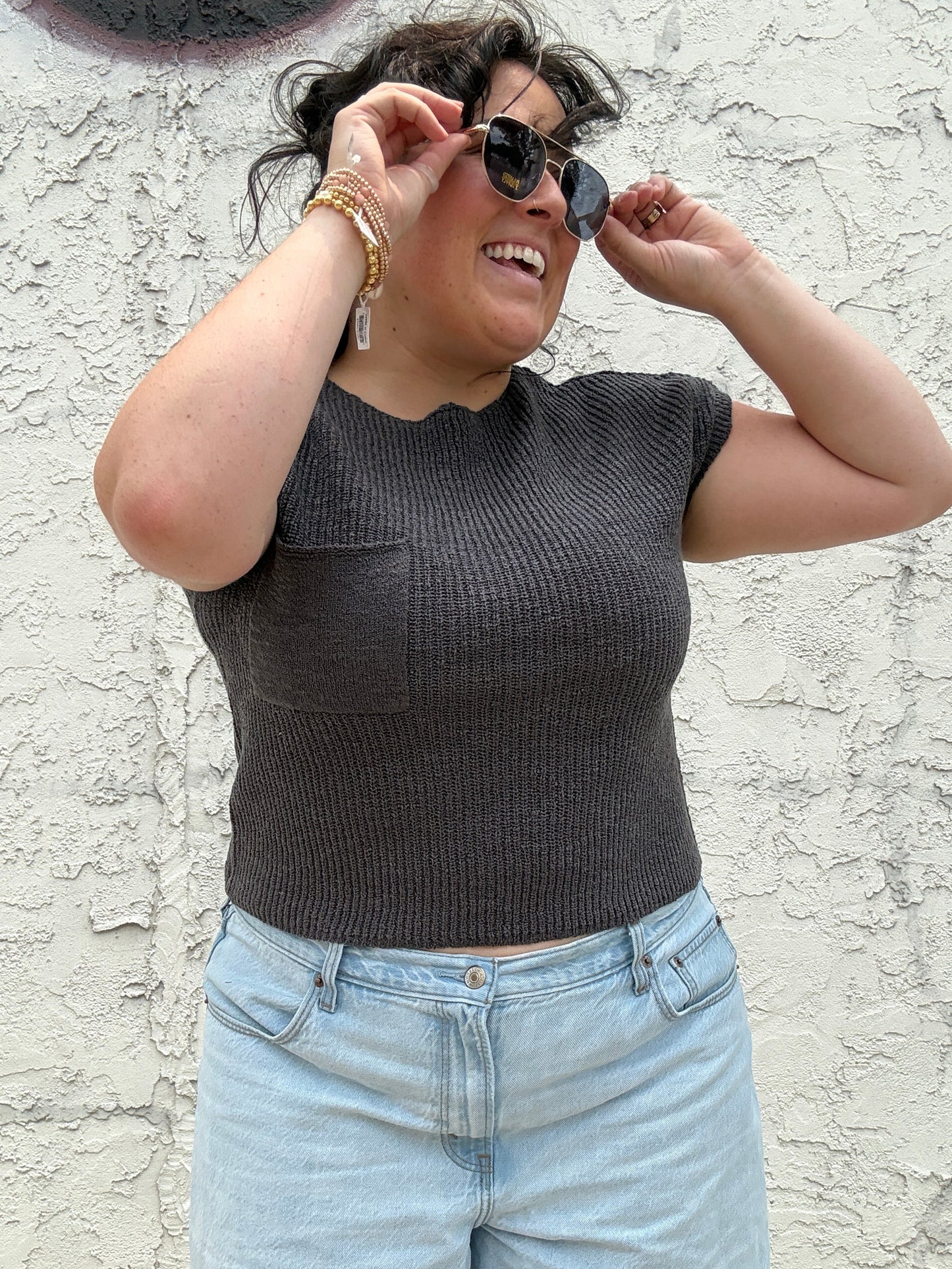 Marlow Pocket Sweater Tee