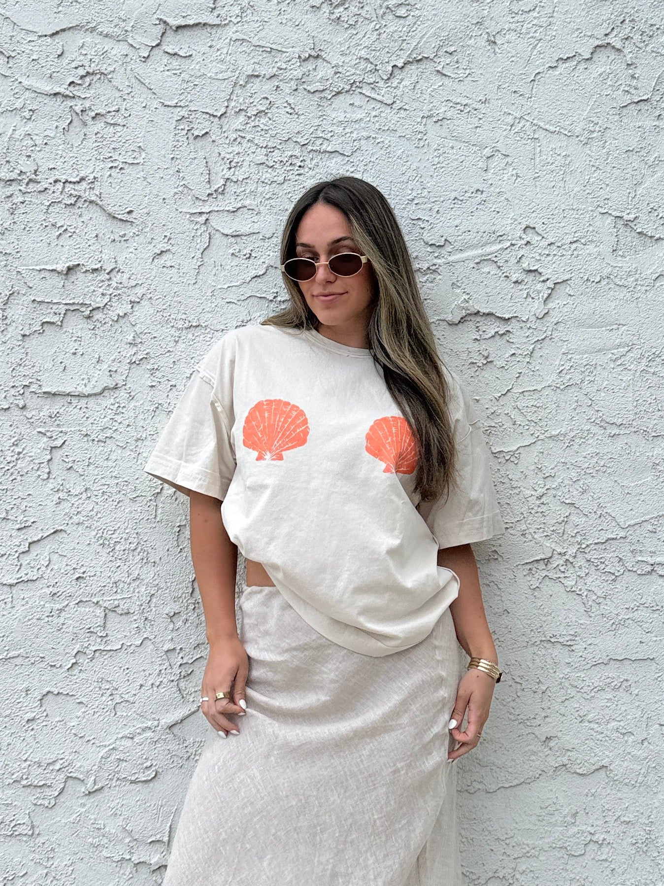 Shells & Tanlines Oversized Tee