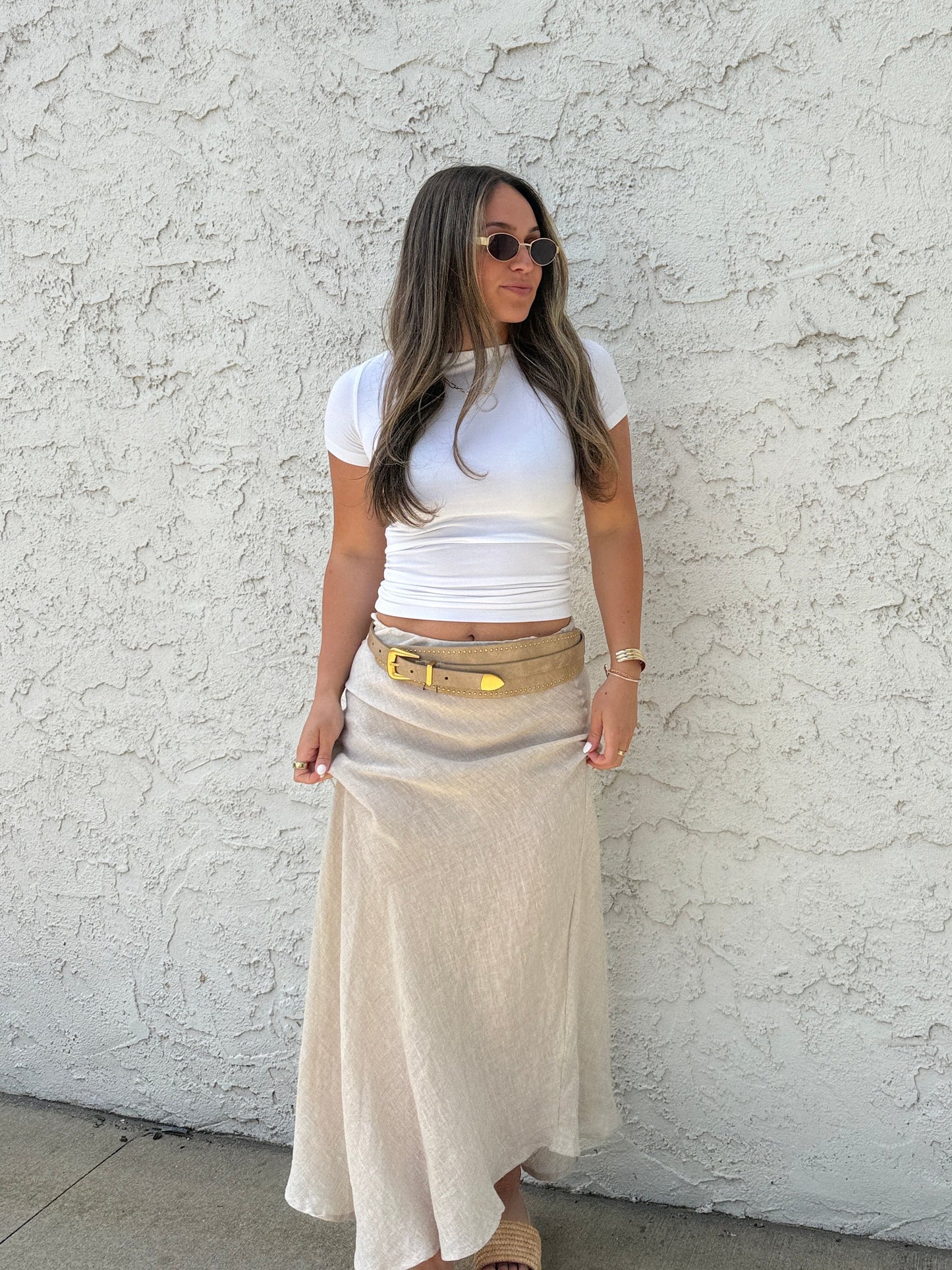 Easy Living Linen Skirt