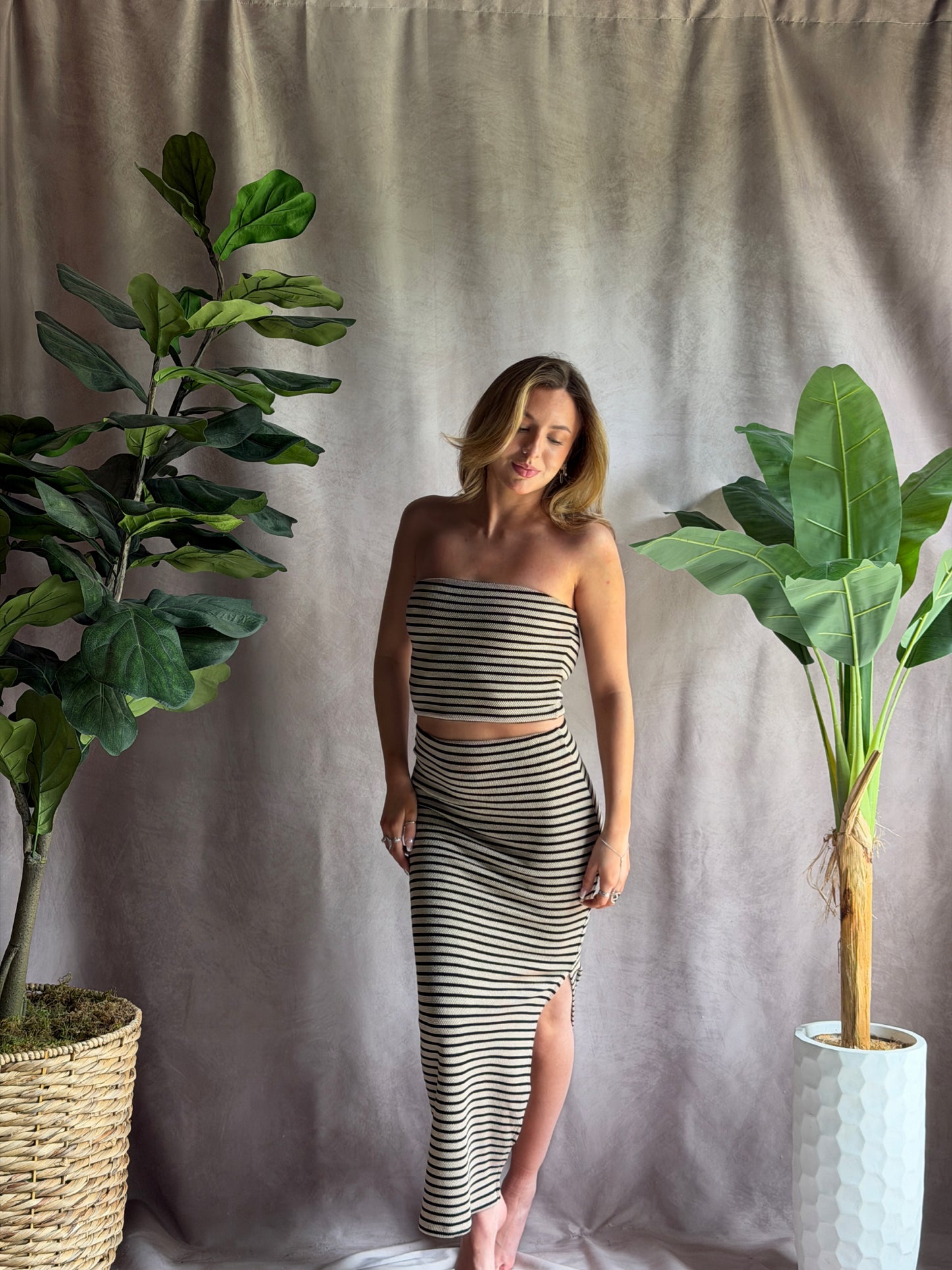 ZSUPPLY Caffari Stripe Tube Top