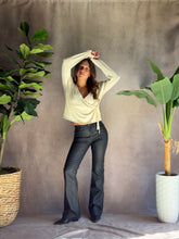 Load image into Gallery viewer, FREE PEOPLE Double Knot Vegan High Rise Bootcut
