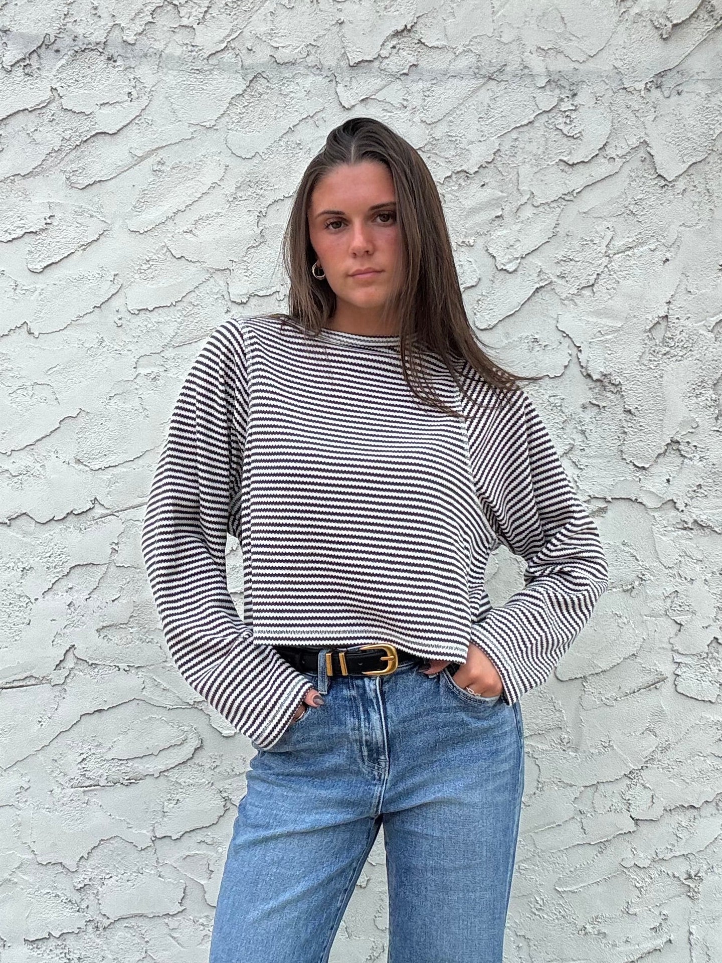 On The Go Striped Top