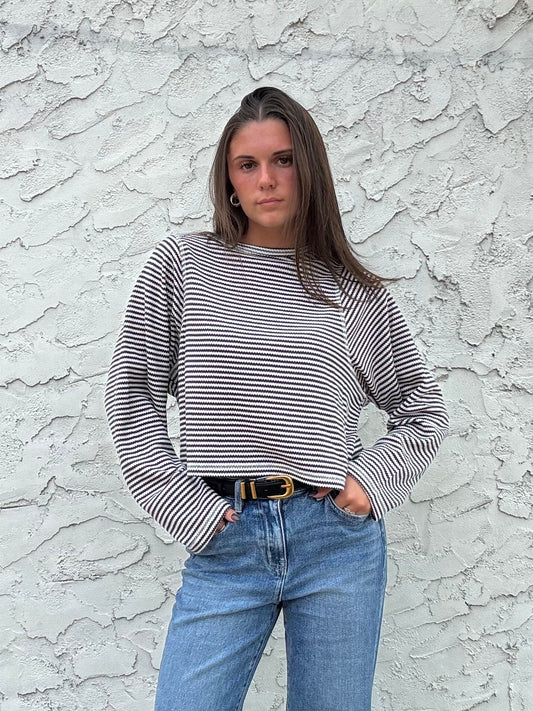 On The Go Striped Top