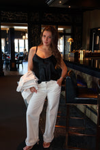 Load image into Gallery viewer, Flying Monkey Mid Rise Trouser Pressed Cuffed Wide Leg Jeans
