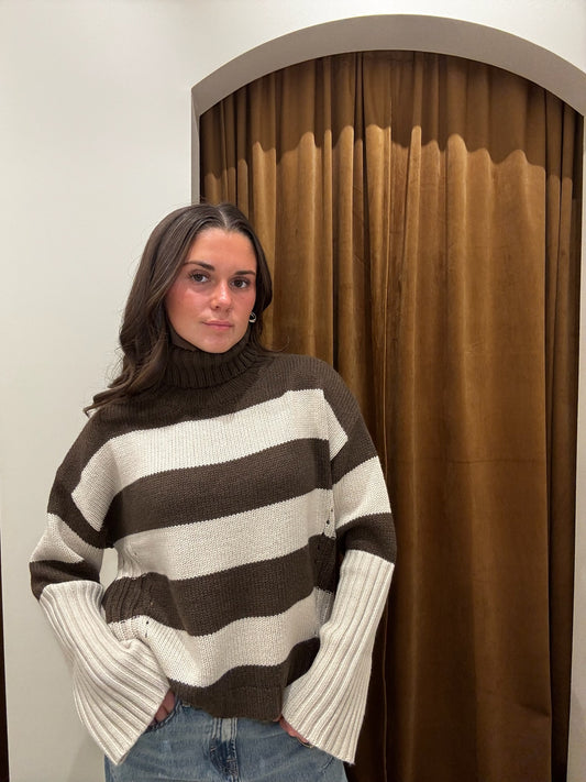 The Chestnut Striped Knit