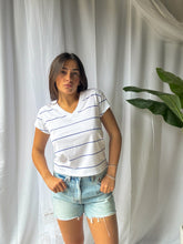 Load image into Gallery viewer, ZSUPPLY Striped Modern V Neck
