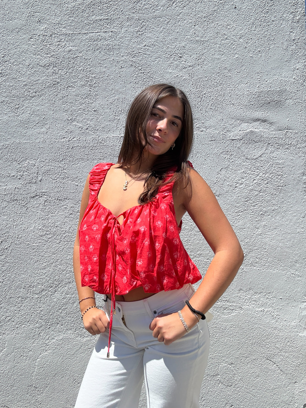 Hibiscus Hideaway Top