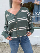 Load image into Gallery viewer, ZSUPPLY Boyfriend Striped Cardigan
