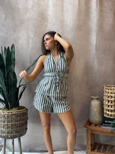 Load image into Gallery viewer, Saltwater Stripe Halter Top
