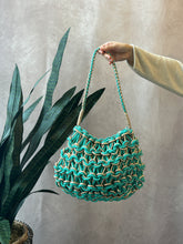 Load image into Gallery viewer, Metallic Boho Braided Bag
