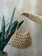 Load image into Gallery viewer, Metallic Boho Braided Bag
