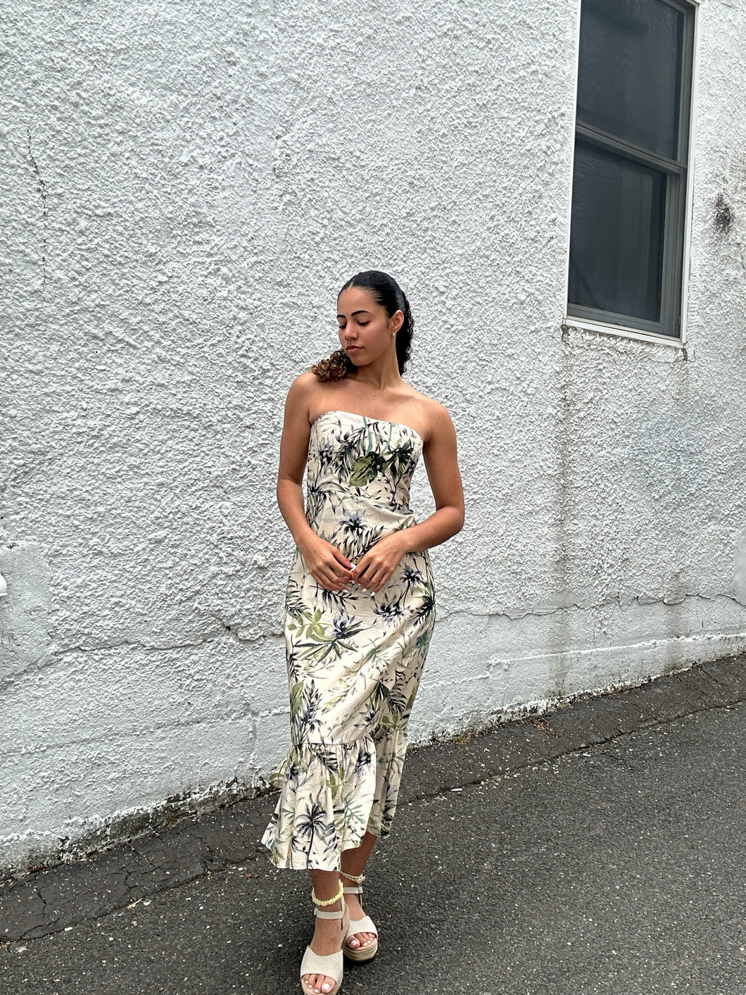 Palm Poetry Dress