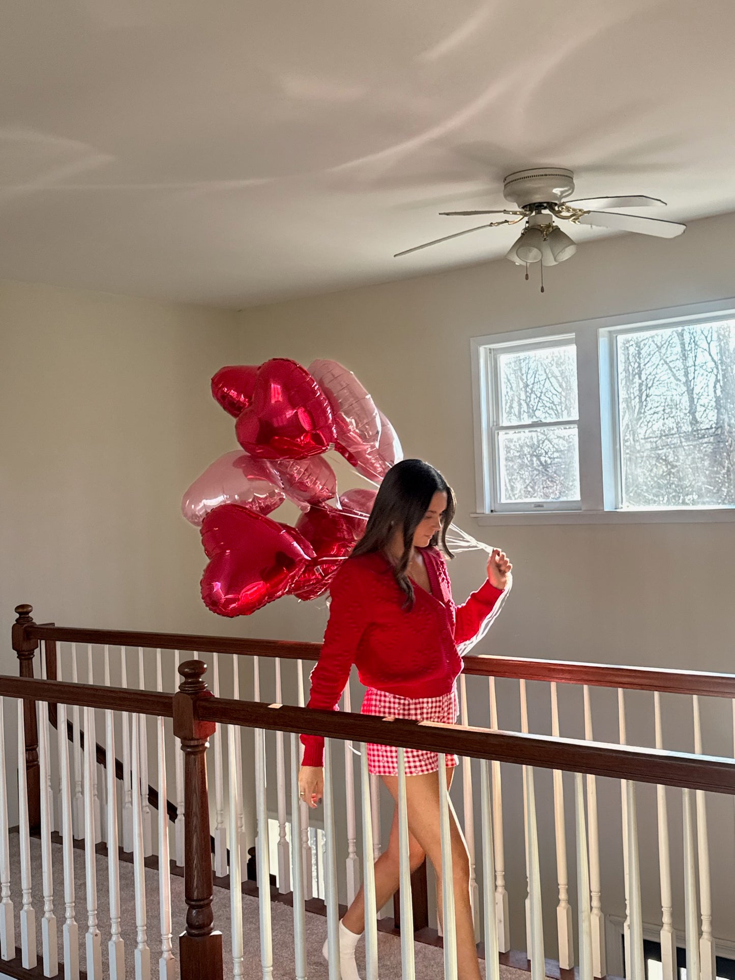 ZSUPPLY Hearts Embroidered Cardigan
