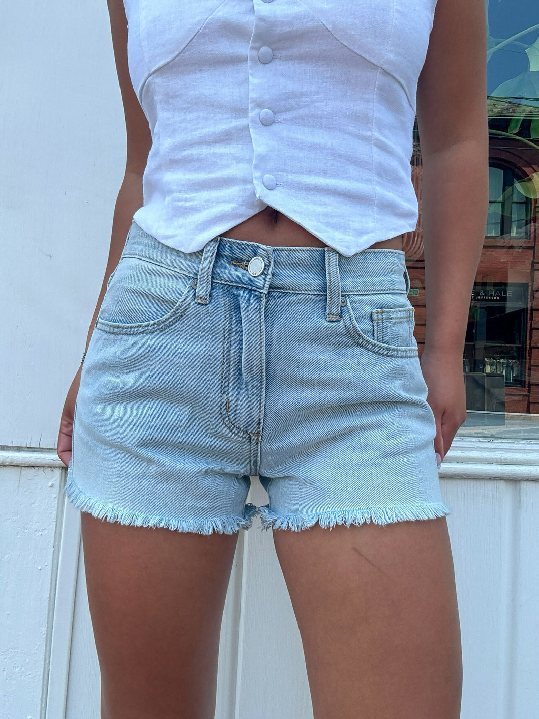 Sunkissed & Salty Denim Shorts