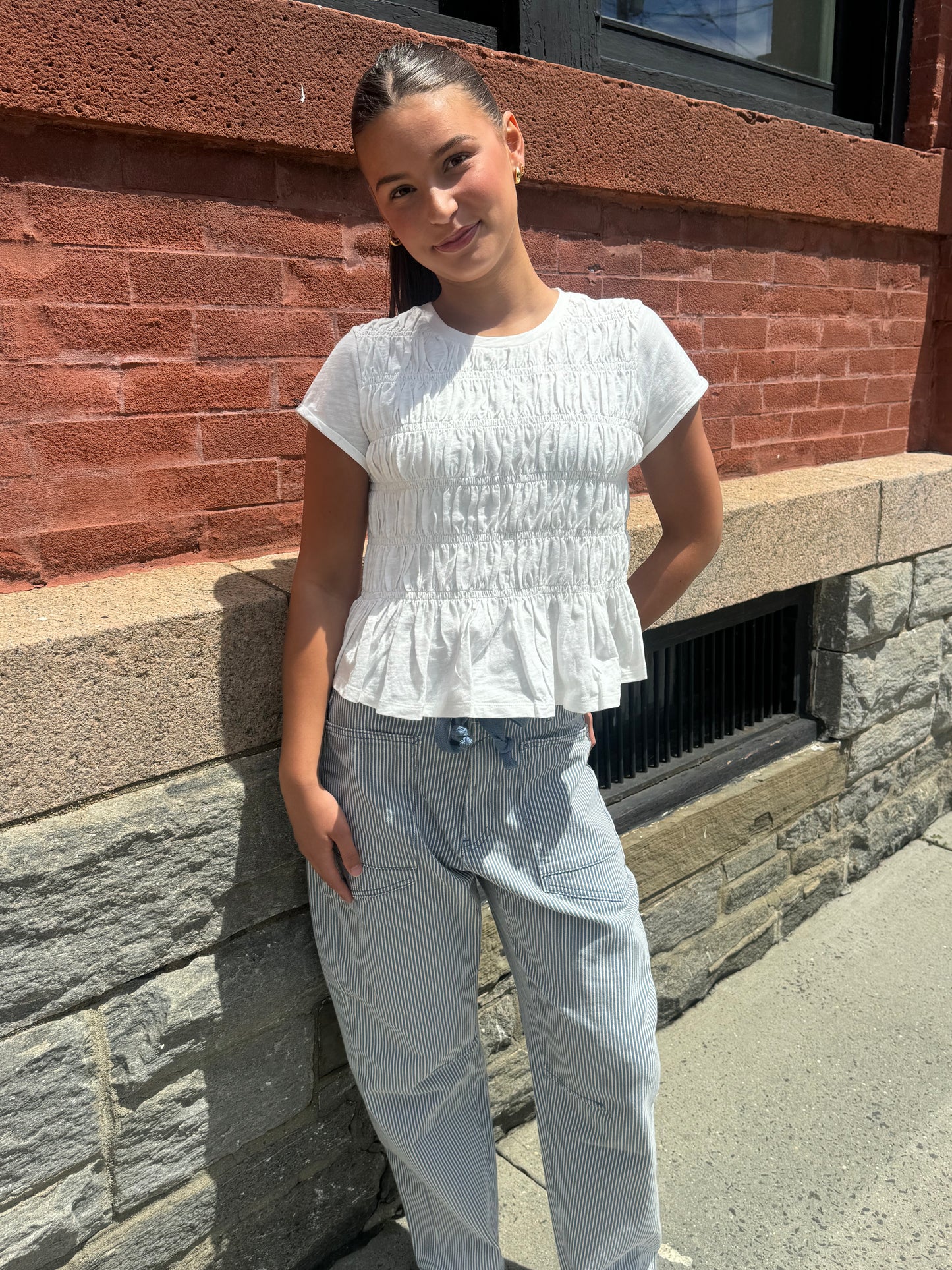 Aria Ruched Tee